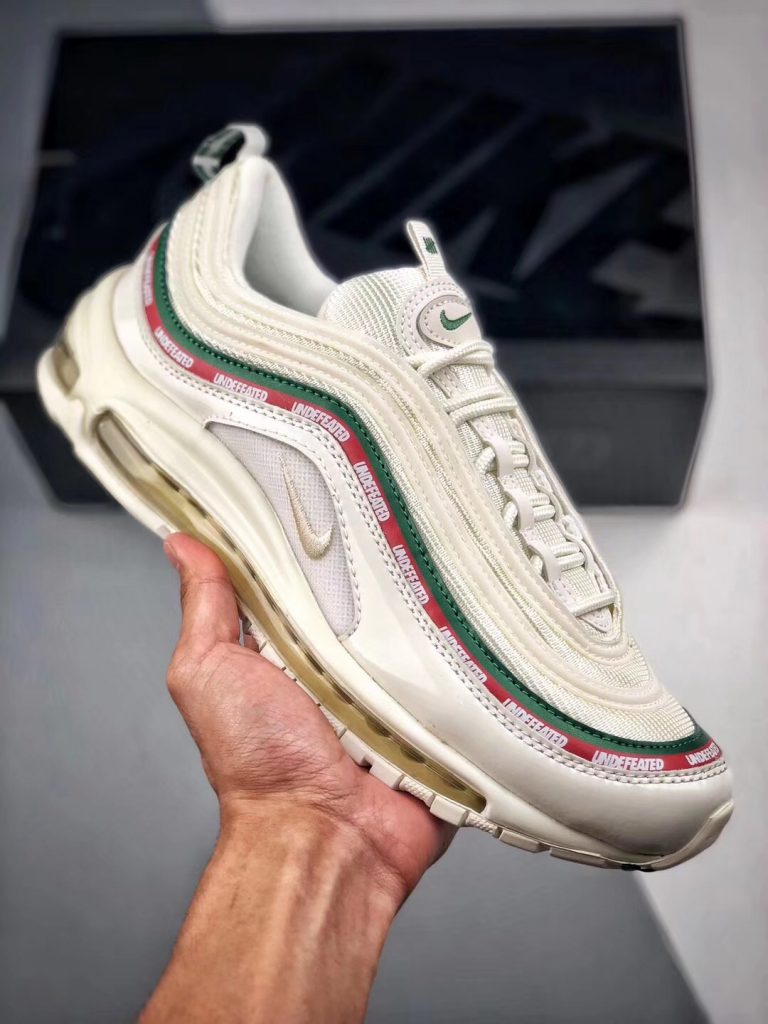 Undefeated x Nike Air Max 97 OG Sail/White-Gorge Green-Speed Red On ...
