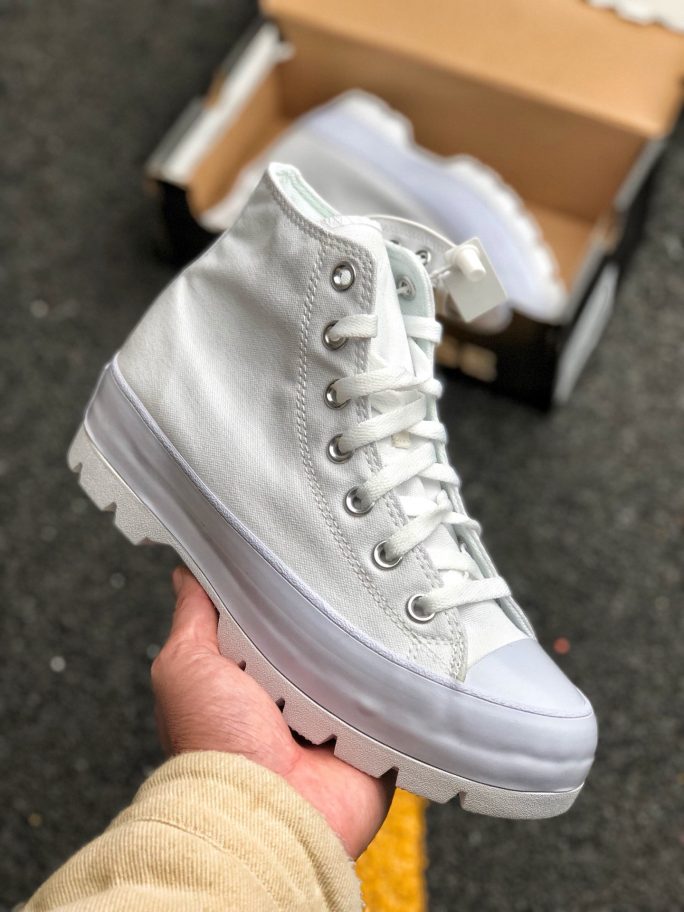 Converse Chuck Taylor All Star Lugged High Top White/Black/White For Sale â Sneaker Hello