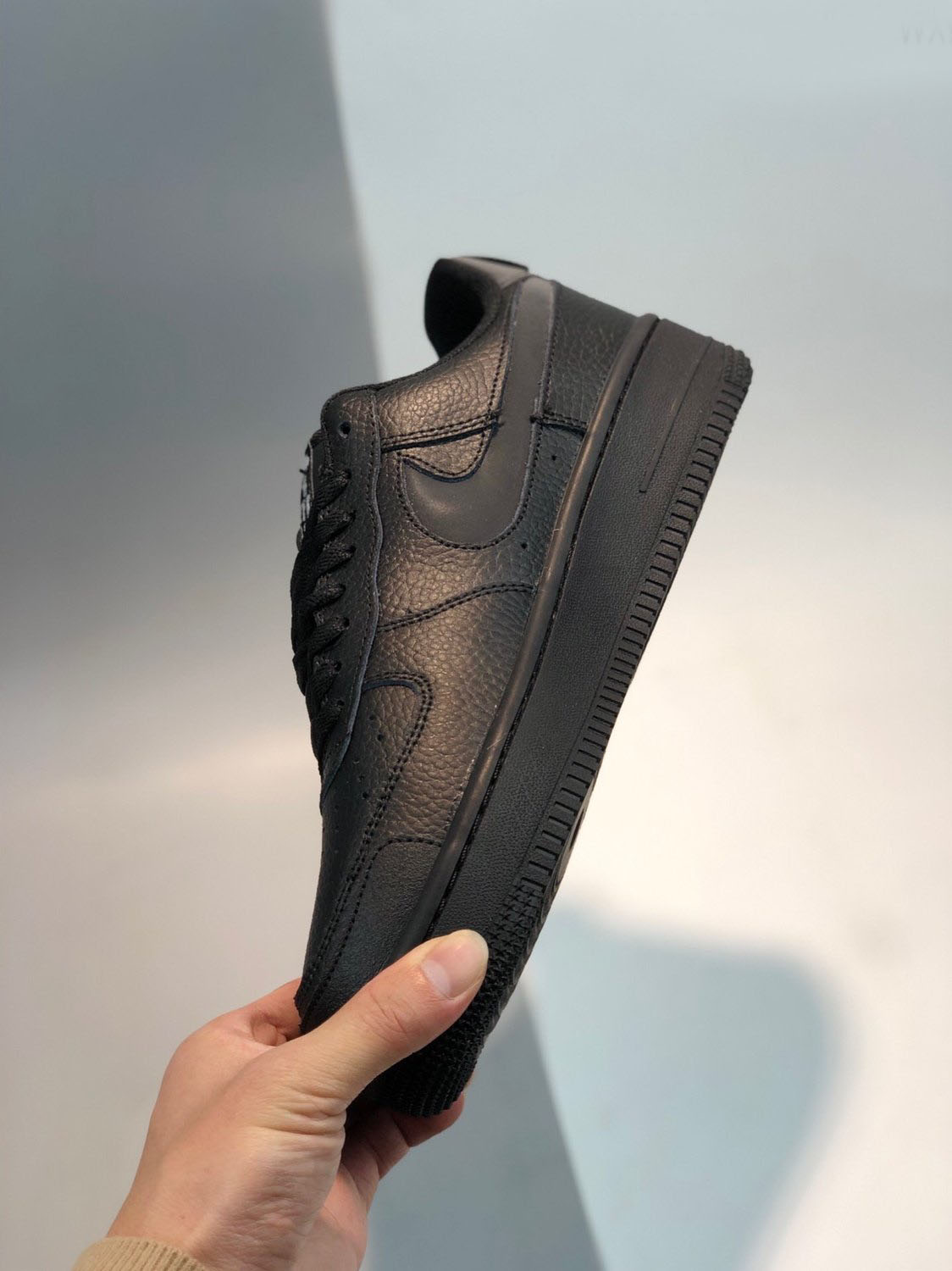 Nike Air Force 1 Low Black Reflective Swooshes For Sale – Sneaker Hello