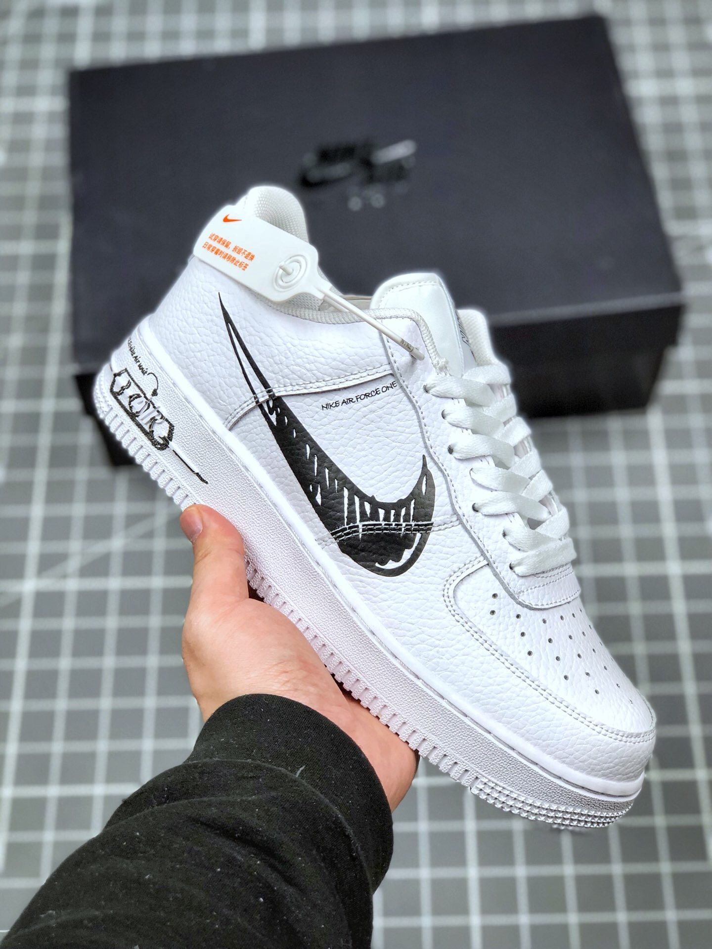 Nike Air Force 1 Low ‘Sketch’ White Black 2020 For Sale – Sneaker Hello