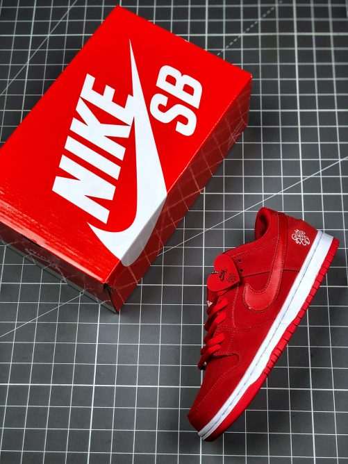 Nike Sb Dunk Low Pro ‘Coming Back Home Verdy’ Red White For Sale ...