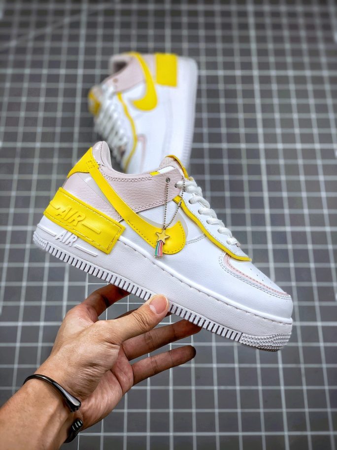 Nike Air Force 1 Shadow White Yellow CJ1641-102 For Sale – Sneaker Hello