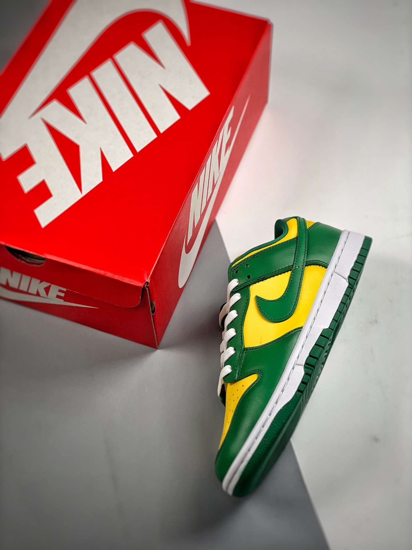 Nike Dunk Low SP Brazil CU1727-700 Varsity Maize/Pine Green-White - SoleSnk