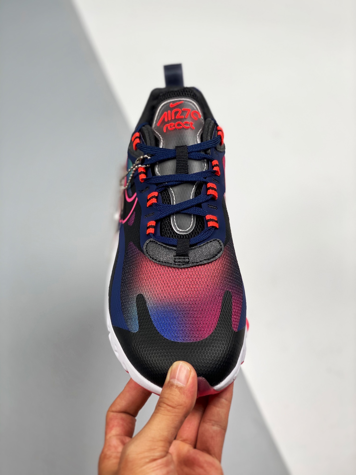 Nike Air Max 270 React Midnight Navy Hyper Pink For Sale – Sneaker Hello