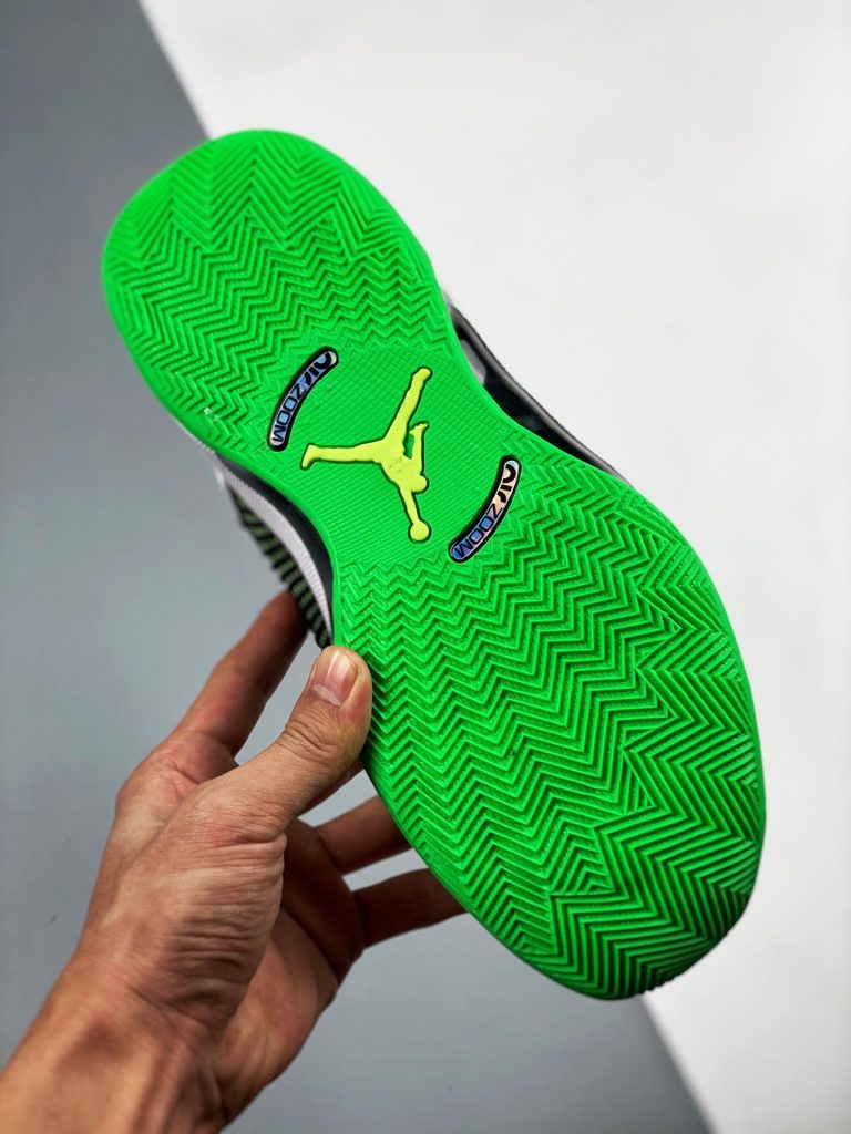Air Jordan 35 White Black Green On Sale – Sneaker Hello