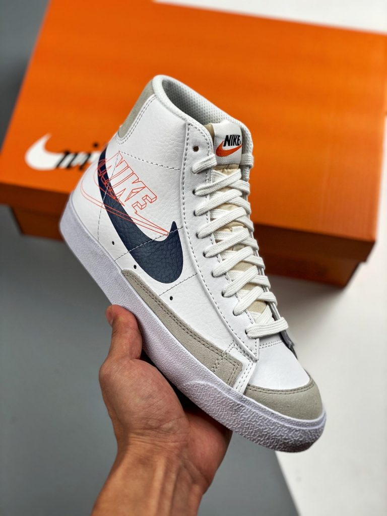 Nike Blazer Mid Reverse Logo White DA4651-100 For Sale – Sneaker Hello