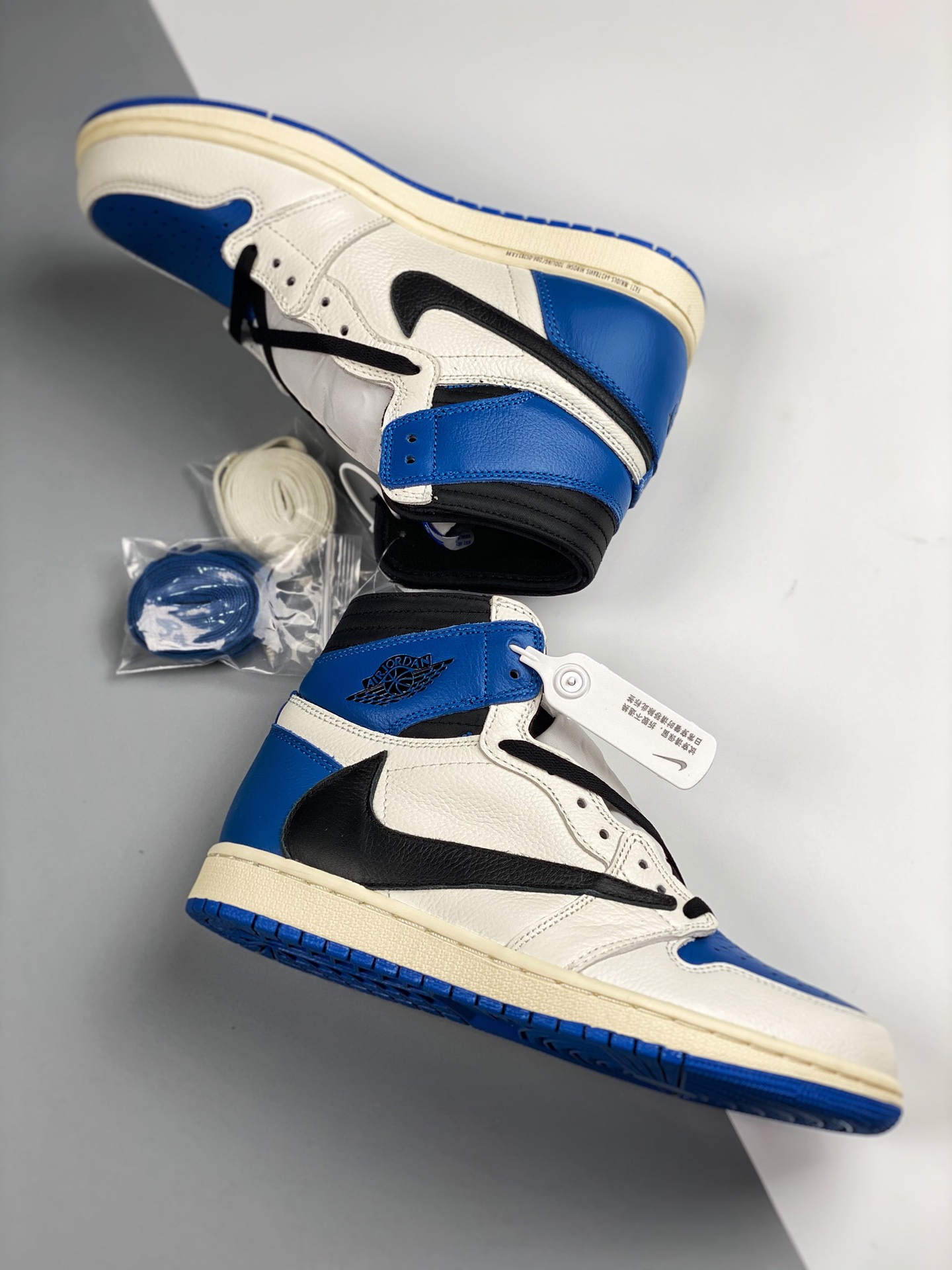 Fragment X Travis Scott X Air Jordan 1 High Og Sp Military Blue For Sale Sneaker Hello