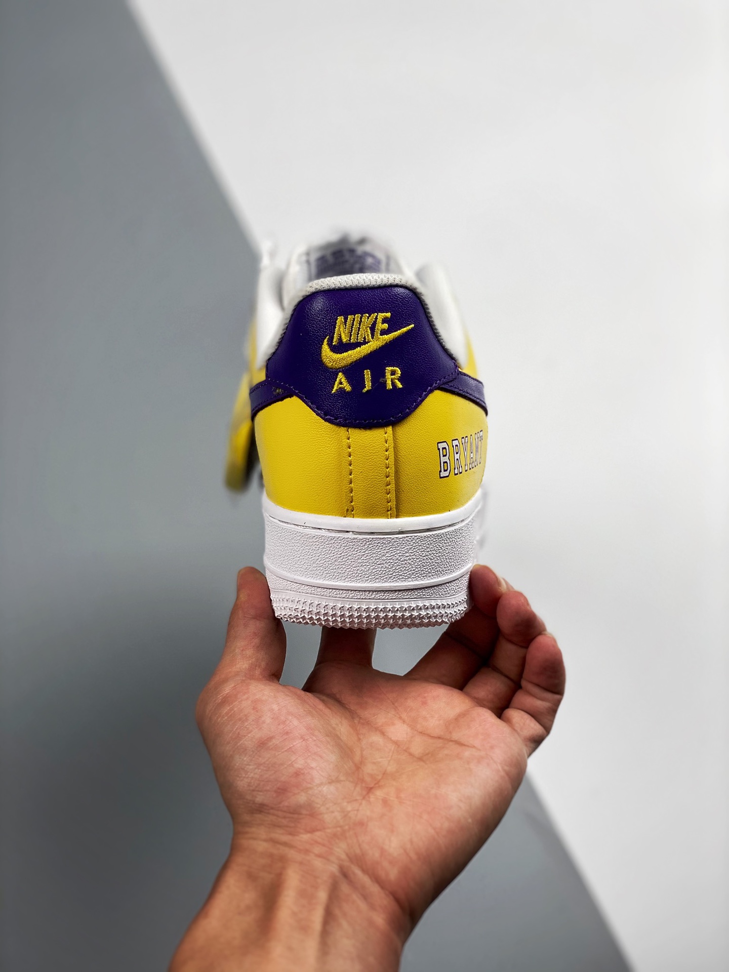 Custom Nike Air Force 1 Low 'Lakers' White Yellow Purple – Sneaker Hello
