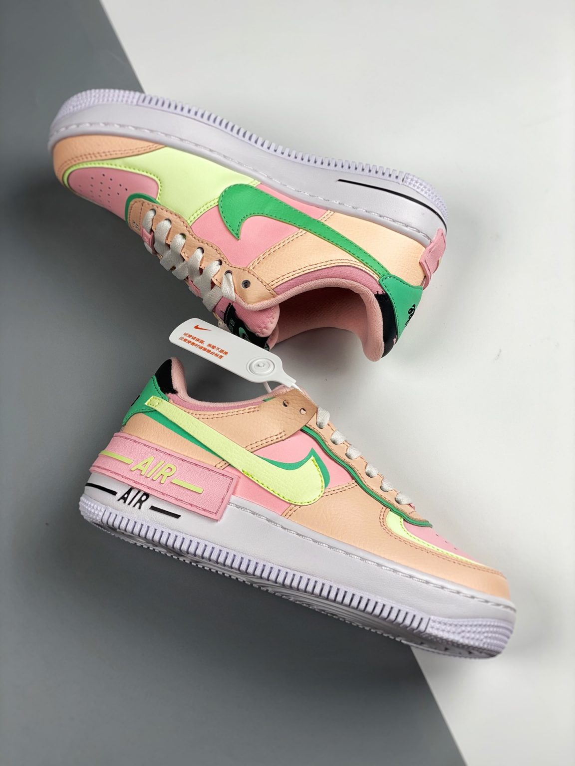 Nike Air Force 1 Shadow Arctic Punch/Barely Volt-Crimson Tint For Sale ...