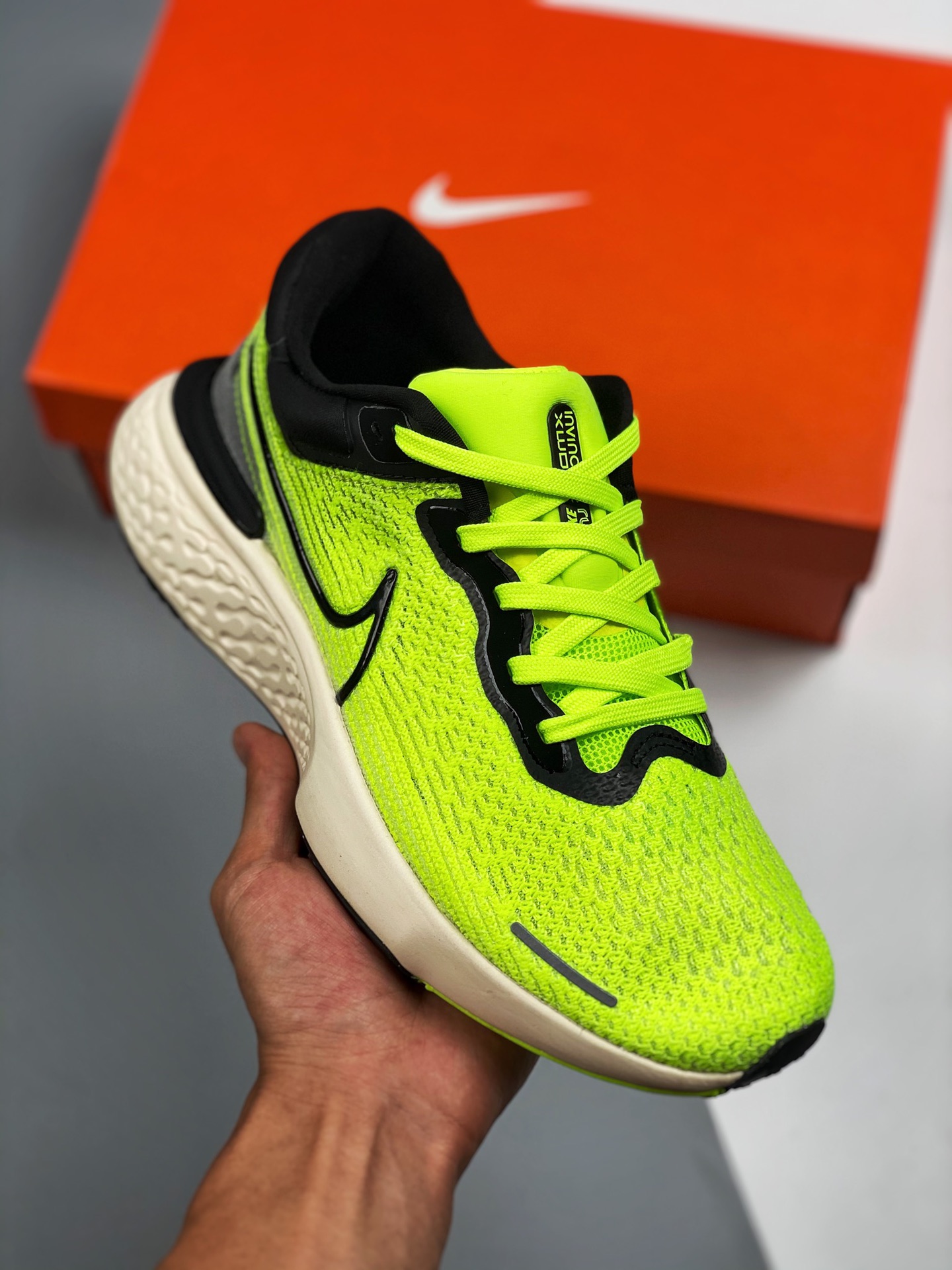 Nike ZoomX Invincible Run Flyknit Volt/Barely Volt/Black For Sale â Sneaker Hello