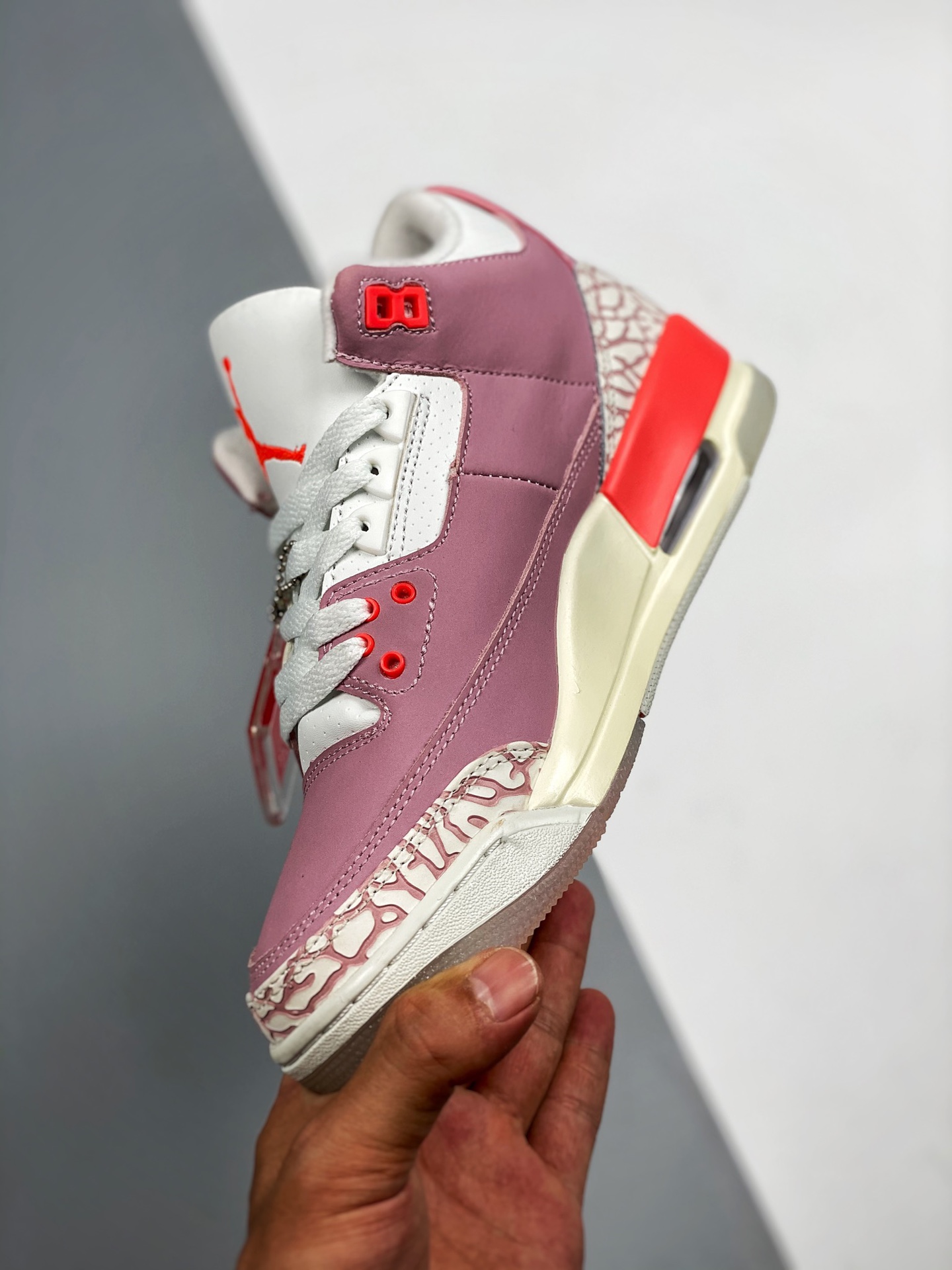 Air Jordan 3 Wmns Sail Rust Pink White Crimson For Sale Sneaker Hello