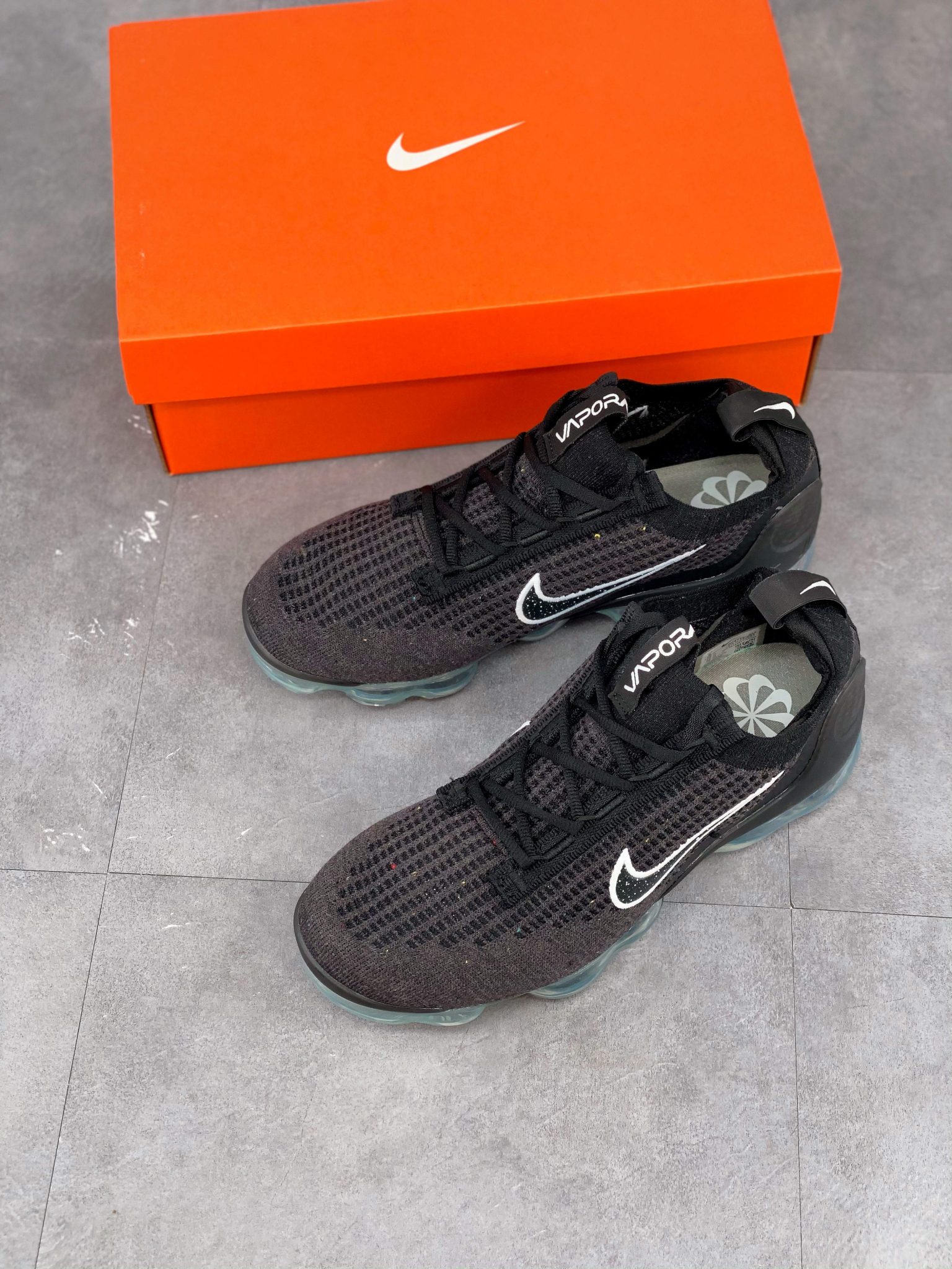 Nike Vapormax Flyknit 2021 Black Speckled DC4112-002 For Sale – Sneaker ...