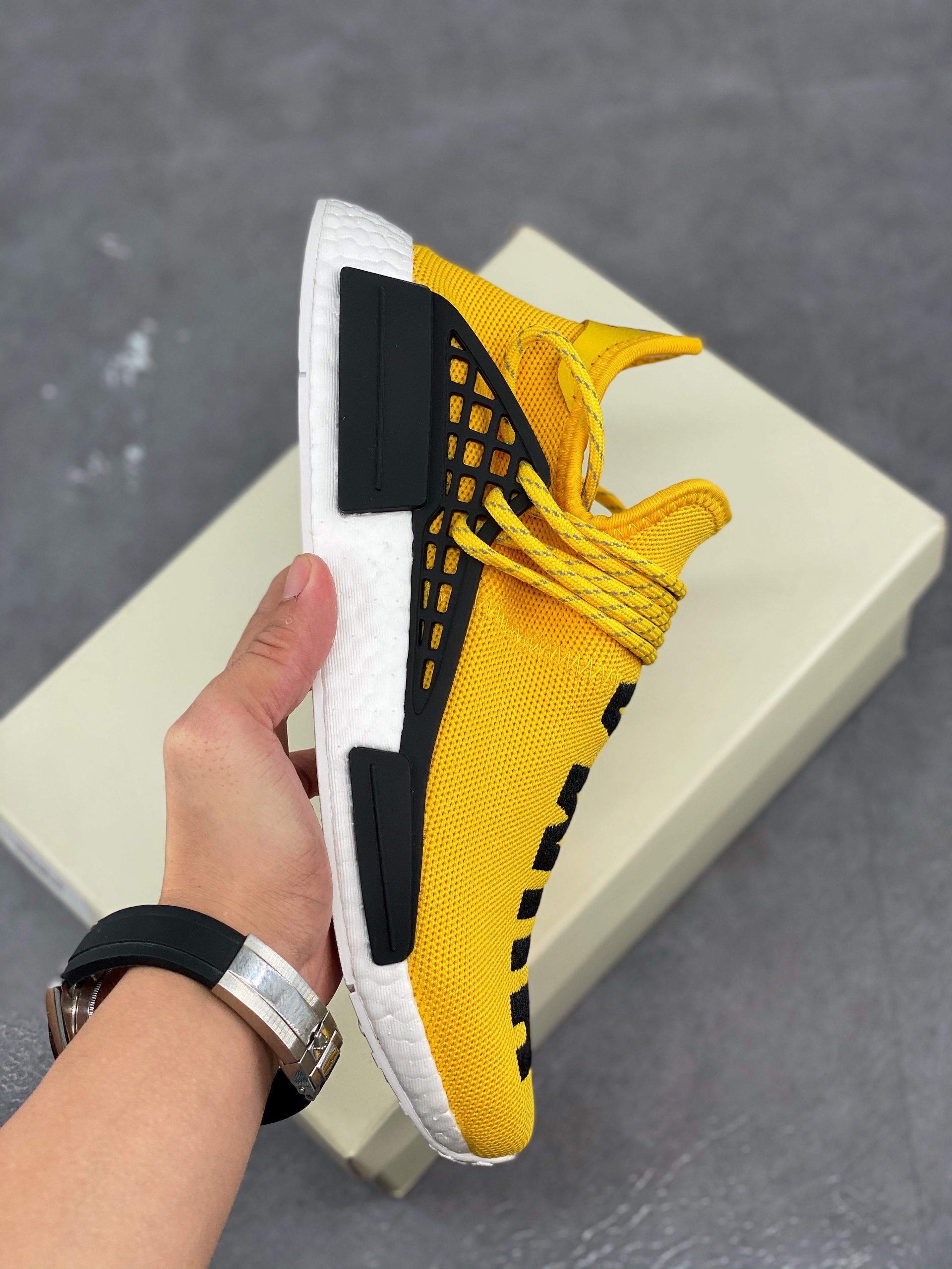 Pharrell x NMD Human Race Yellow Black BB0619 For Sale – Sneaker