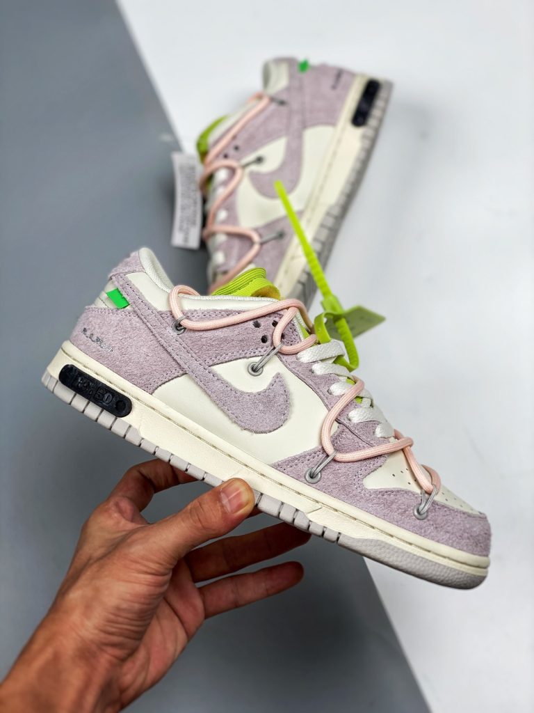 Off-White x Nike Dunk Low “12 of 50” Purple Sail For Sale – Sneaker Hello