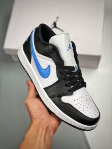 Air Jordan 1 Low Black/University Blue-White For Sale – Sneaker Hello
