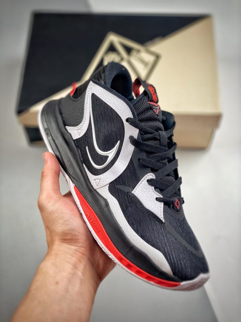 Nike Kyrie Low 5 ‘Bred’ Black/White/Chile Red DJ6012-001 For Sale ...