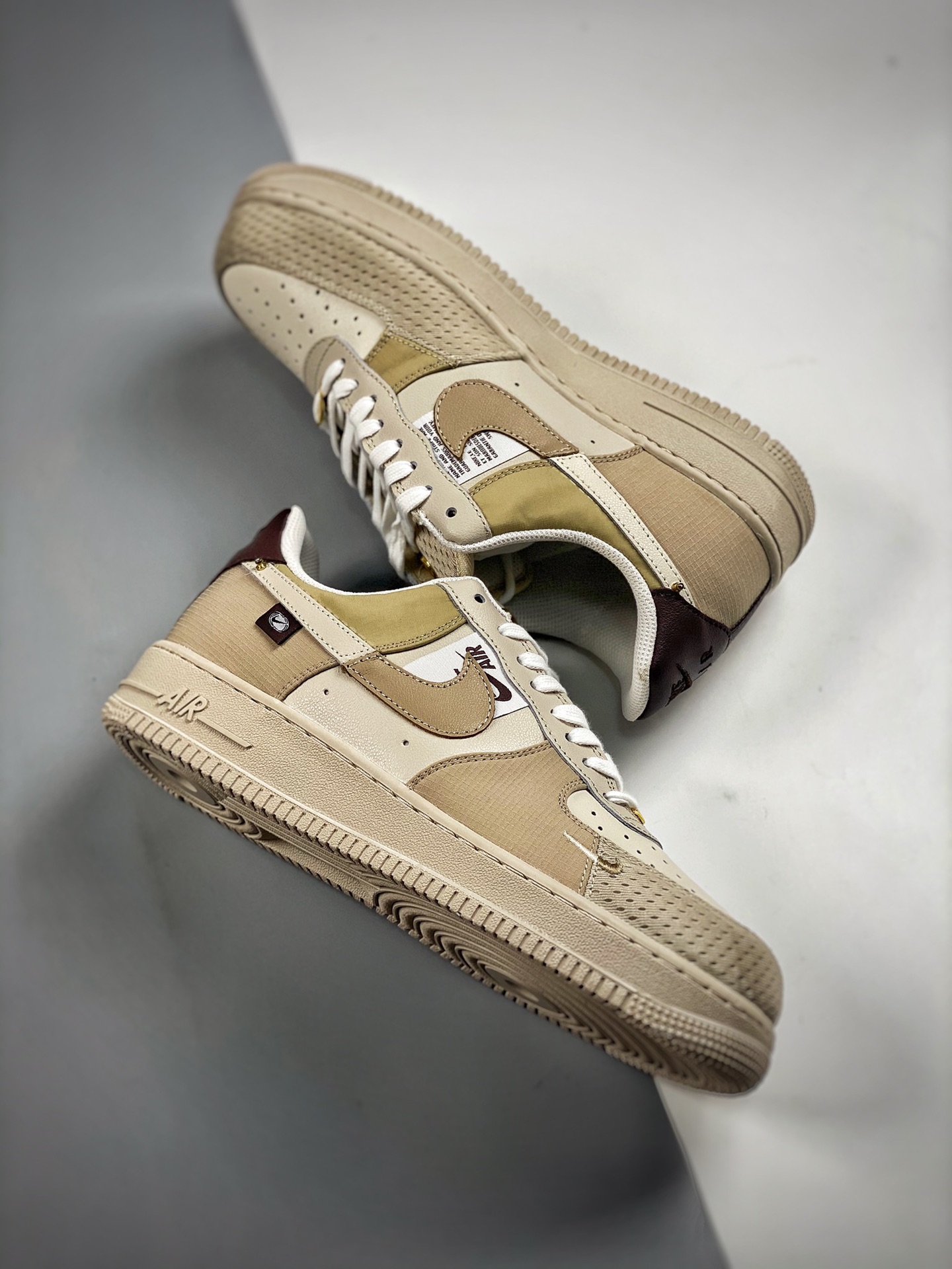 Release 2022] Nike Air Force 1 Low Tan Bling