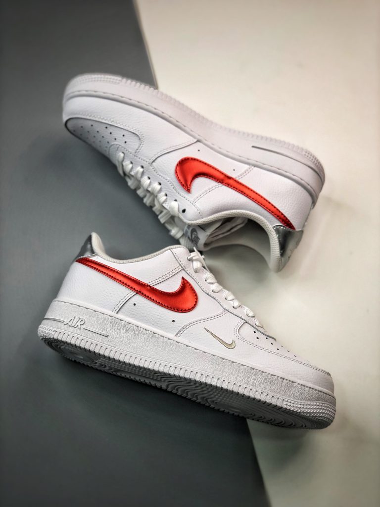 Nike Air Force 1 Low White/Picante Red-Wolf Grey FD0654-100 For Sale ...