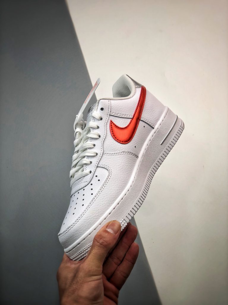 Nike Air Force 1 Low White/Picante Red-Wolf Grey FD0654-100 For Sale ...