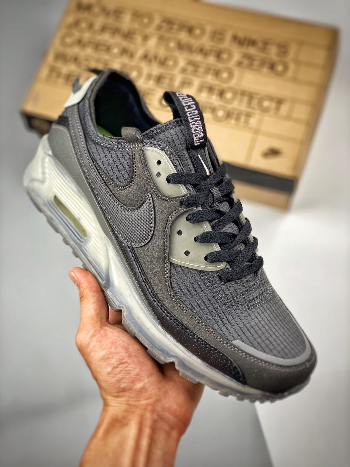 Nike Air Max 90 Terrascape Black/Dark Grey-Lime Ice-Anthracite DH2973 ...