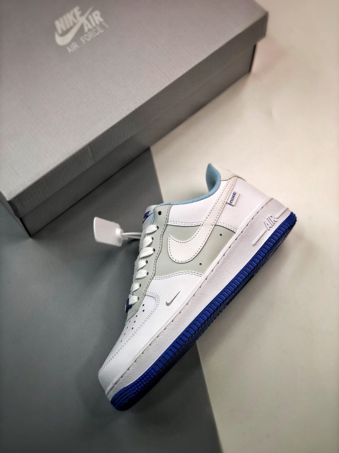 Nike Air Force 1 Low White Grey Blue FB1844-111 For Sale – Sneaker Hello