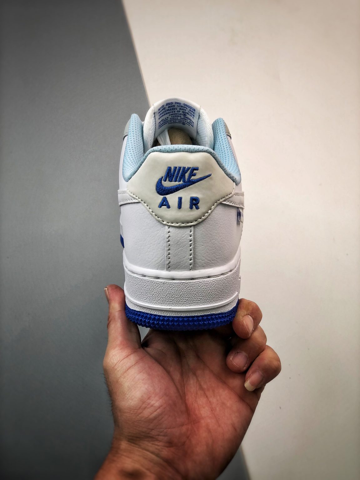 Nike Air Force 1 Low White Grey Blue FB1844-111 For Sale – Sneaker Hello