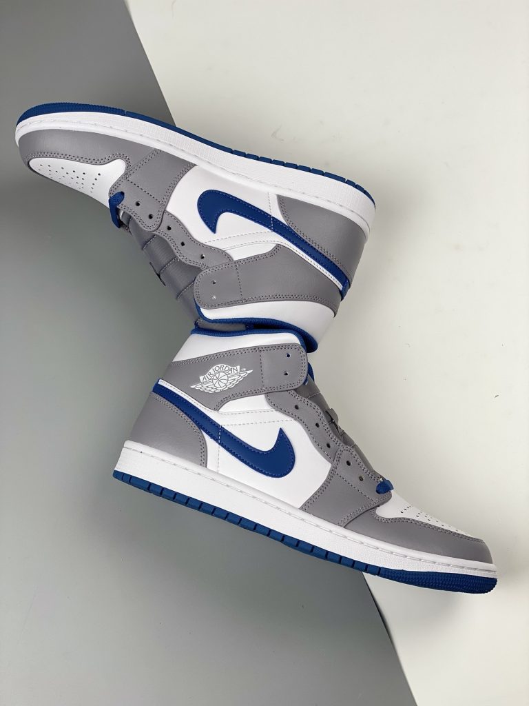 Air Jordan 1 Mid Cement Grey White True Blue Dq8426 014 For Sale Sneaker Hello