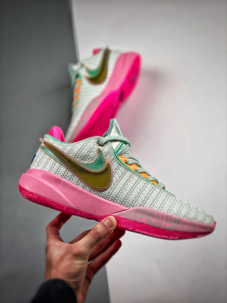 Nike LeBron 20 ‘Time Machine’ Barely Green/Multi-Color-Pink DJ5423-300 ...