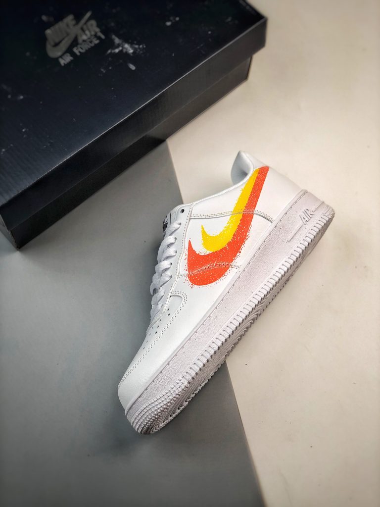 Nike Air Force 1 Low Spray Paint Swoosh White FJ4228-100 For Sale ...